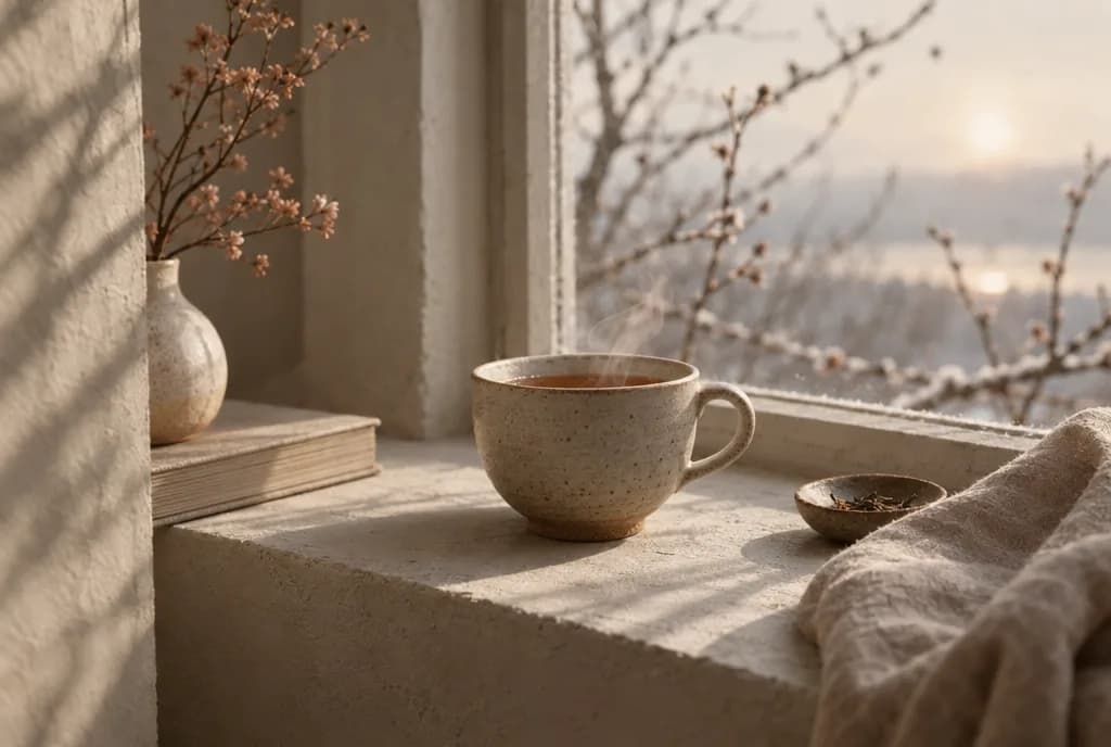 Caption: a calm start